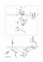 REMPOMP ACHTER voor Yamaha AEROX 50 4-TEMPS 2016