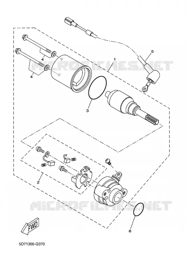 STARTMOTOR Yamaha MOTO 125 2015 MT  MT125