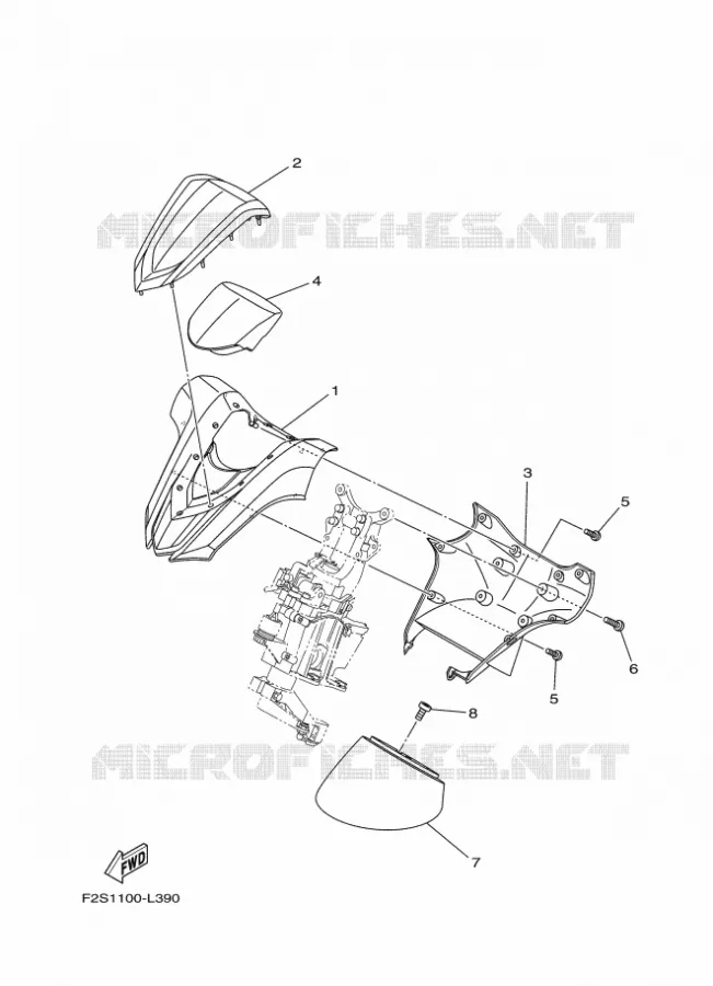 STUUR 3 Yamaha WAVERUNNER 1800 2015 FX  FB1800-P