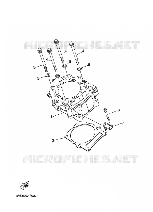 CILINDER Yamaha MOTO 660 2010 XTR  XT660R