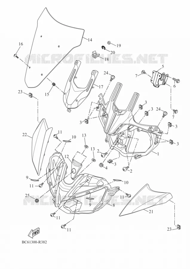 KAP 1 Yamaha MOTO 700 2018 TRACER  MTT690-A