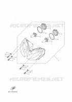KOPLAMP voor Yamaha TRACER 700 ABS 35KW A2 2018