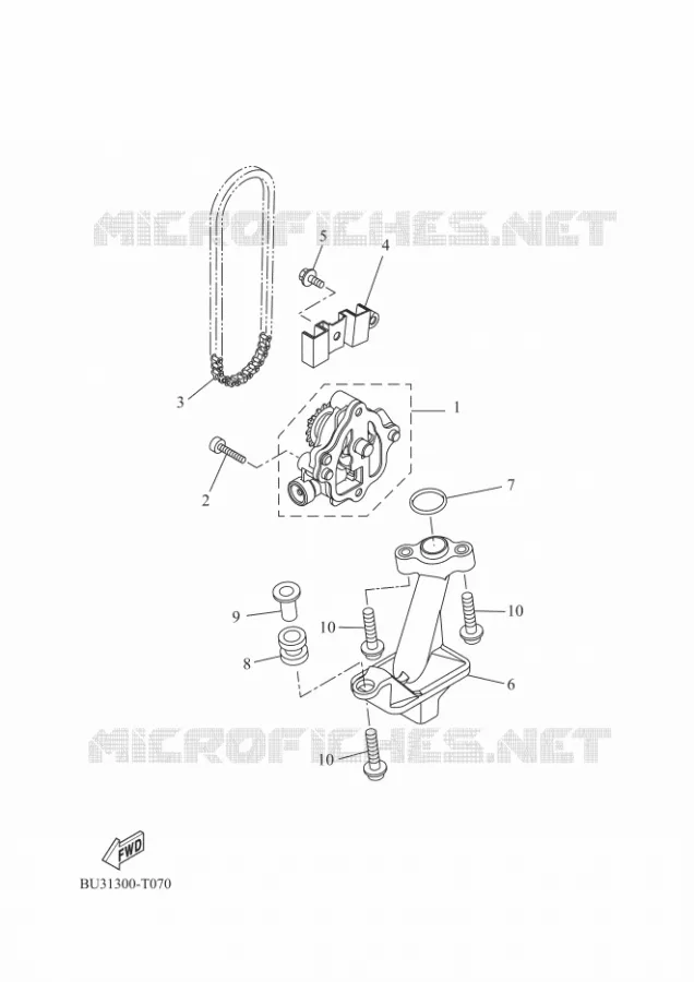 OLIEPOMP Yamaha MOTO 700 2018 TRACER 35KW  MTT690-U
