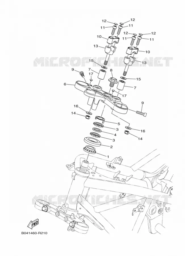 STUUR Yamaha MOTO 250 2018 MT  MTN250-A