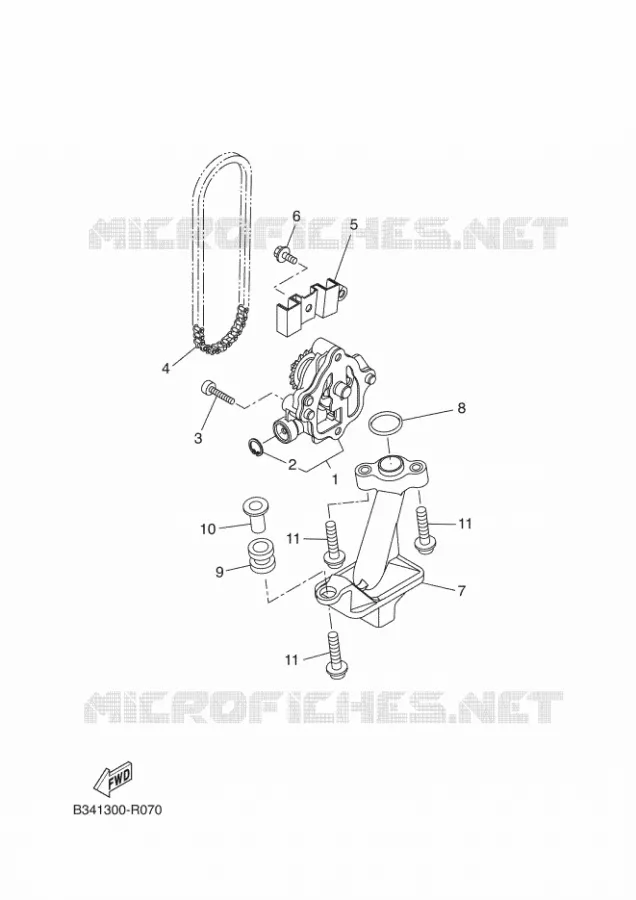OLIEPOMP Yamaha MOTO 700 2018 XSR  MTM690