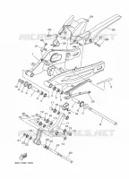 ACHTERBRUG voor Yamaha MT-07 ABS 2018