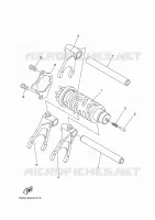 SCHAKELWALS voor Yamaha MT-07 ABS 2018