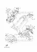 SPATBORD voor Yamaha MT-07 ABS 2018