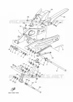 ACHTERBRUG voor Yamaha MT-07 ABS 2018
