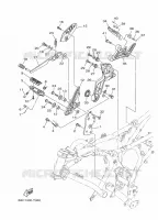 STANDAARD / VOETSTEUN 2 voor Yamaha MT-07 ABS 2018