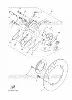 REMKLAUW ACHTER voor Yamaha TRACER 900 2018
