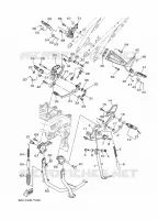 STANDAARD / VOETSTEUN voor Yamaha TRACER 900 2018
