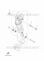 ACHTER SCHOKBREKER voor Yamaha MT-10 2018