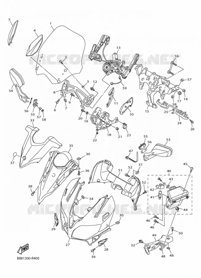 KAP 1 Yamaha MOTO 1300 2018 FJR AS  FJR1300-AS