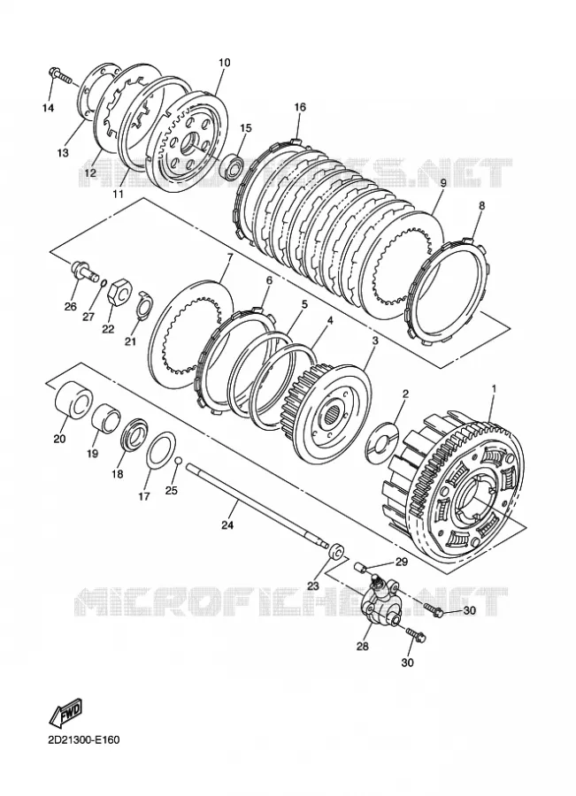 STARTMOTOR KOPPELINGS Yamaha MOTO 1300 2018 FJR AS  FJR1300-AS
