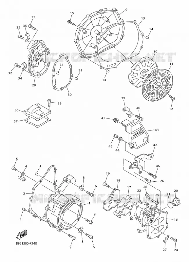 DEKSEL - MOTOR 1 Yamaha MOTO 1300 2018 FJR AS  FJR1300-AS