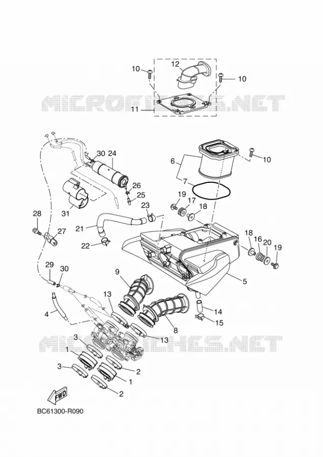 INLAAT Yamaha MOTO 700 2018 TRACER  MTT690-A
