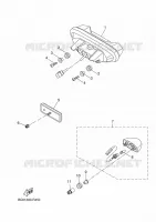 ACHTERLICHT voor Yamaha TRACER 700 ABS 35KW A2 2018