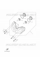 KOPLAMP voor Yamaha TRACER 700 ABS 35KW A2 2018