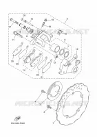 REMKLAUW ACHTER voor Yamaha TRACER 700 ABS 35KW A2 2018