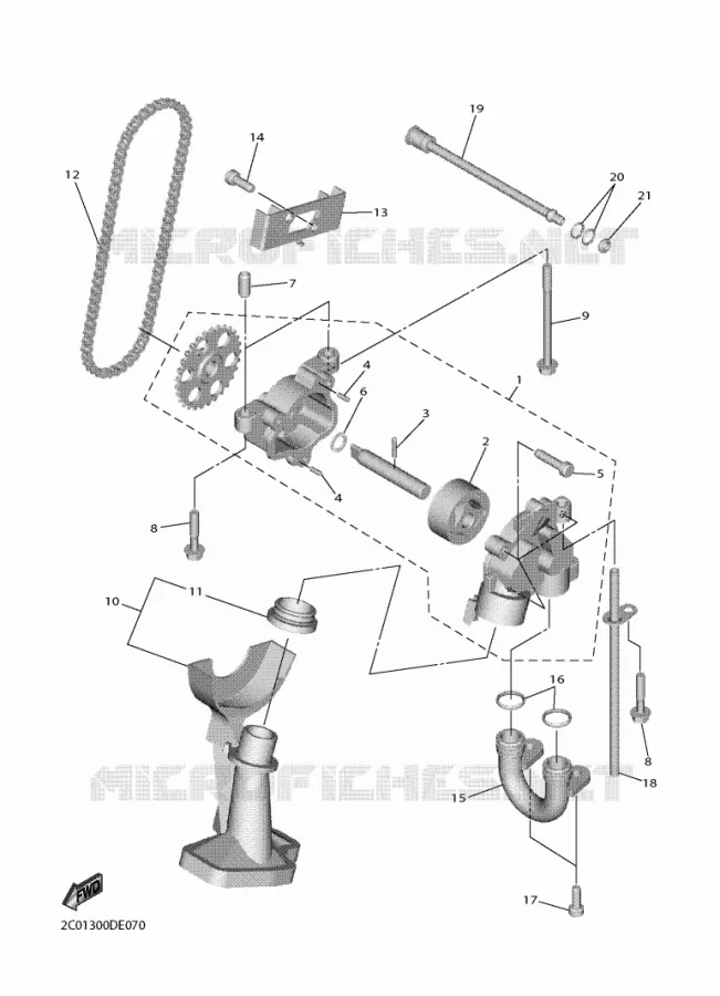 OLIEPOMP Yamaha MOTO 600 2018 R6  YZF600