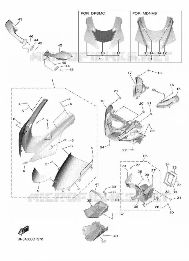 KAP 1 Yamaha MOTO 600 2018 R6  YZF600
