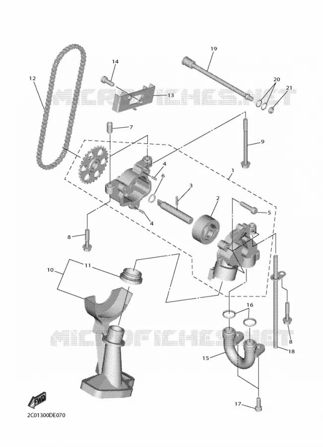 OLIEPOMP Yamaha MOTO 600 2018 R6  YZF600