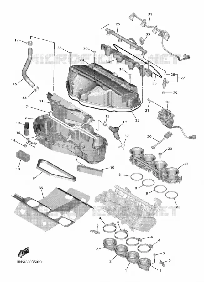 INLAAT Yamaha MOTO 600 2018 R6  YZF600