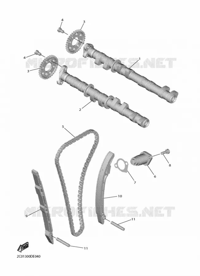 NOKKENAS / KETTING Yamaha MOTO 600 2018 R6  YZF600