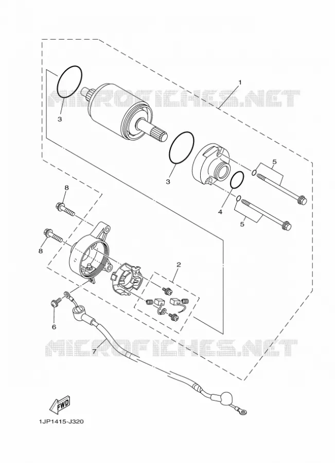 STARTMOTOR Yamaha MOTO 125 2018 YBR  YBR125E