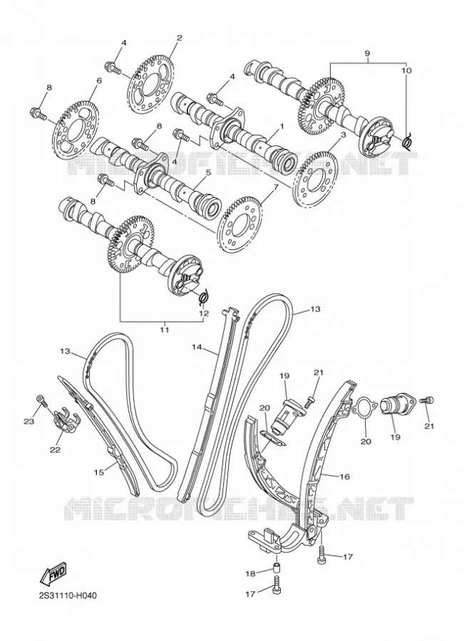 NOKKENAS / KETTING Yamaha MOTO 1700 2017 VMAX  VMX17H