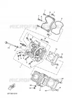 CILINDERKOP voor Yamaha MT-125 ABS 2018
