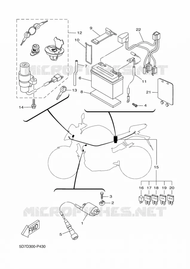 ELECTRISCH 1 Yamaha MOTO 125 2018 MT  MT125-A