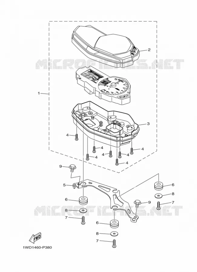 TELLERSET Yamaha MOTO 300 2018 R3  YZF-R3A