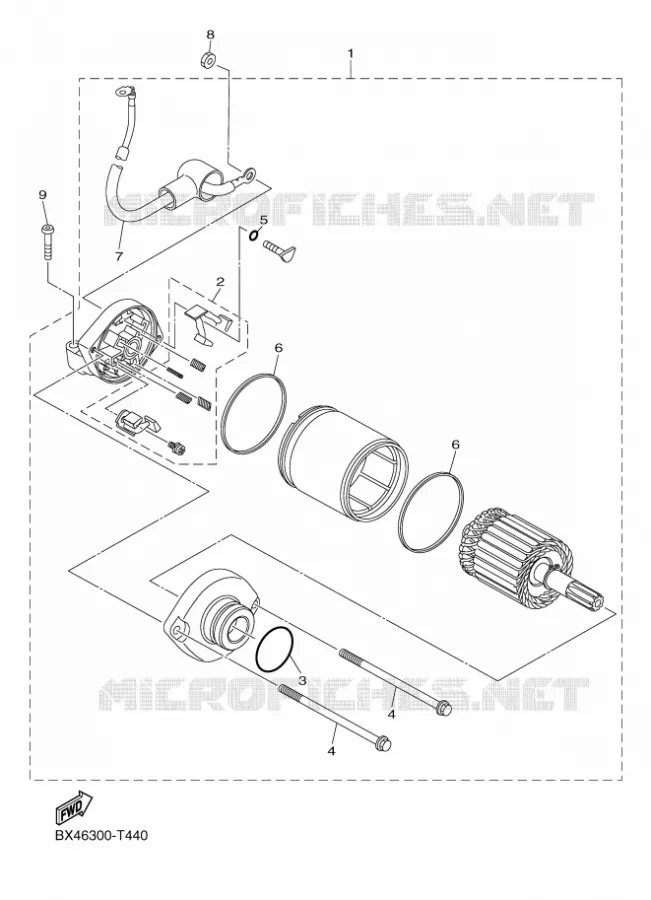 STARTMOTOR Yamaha MOTO 1000 2018 R1  YZF-R1