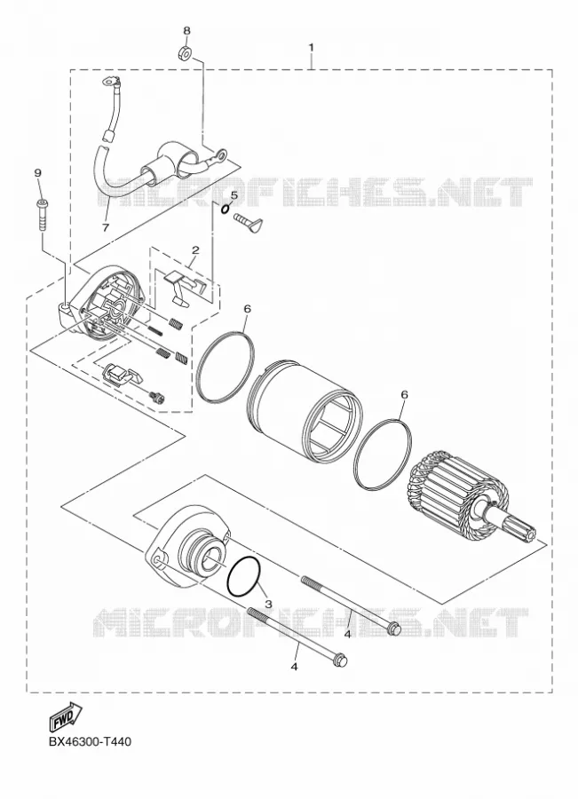 STARTMOTOR Yamaha MOTO 1000 2018 R1  YZF-R1