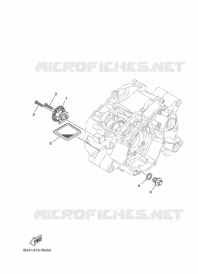 OLIEPOMP Yamaha MOTO 110 2018 CRUX  YD110D-4