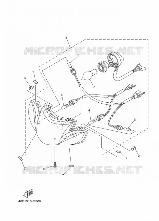 KOPLAMP Yamaha SCOOTER 110 2018 CRYPTON  T110C