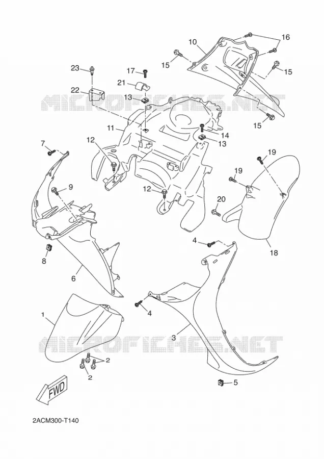 SPATBORD Yamaha SCOOTER 50 2018 NEOS 4 UBS  YN50FU