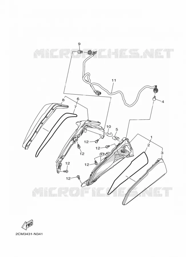 KNIPPERLICHT Yamaha SCOOTER 155 2018 TRICITY  MWS150-A