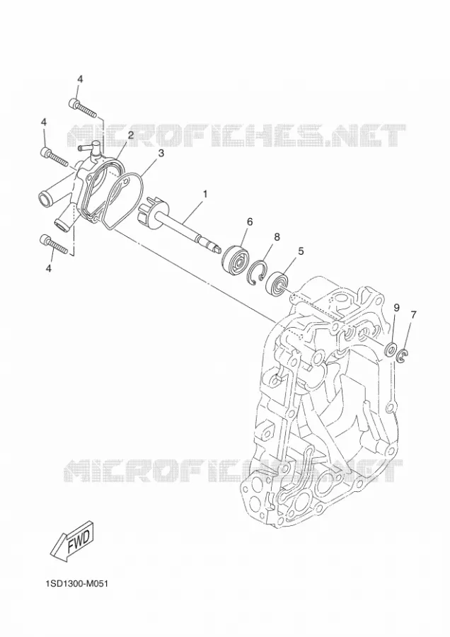 WATERPOMP / SLANGEN Yamaha SCOOTER 400 2018 XMAX  YP400RA
