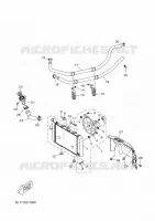 RADIATEUR / SLANG voor Yamaha XMAX 125 ABS 2018