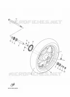 VOORWIEL voor Yamaha XMAX 125 ABS 2018