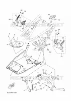 STANDAARD / VOETSTEUN voor Yamaha XMAX 125 ABS 2018
