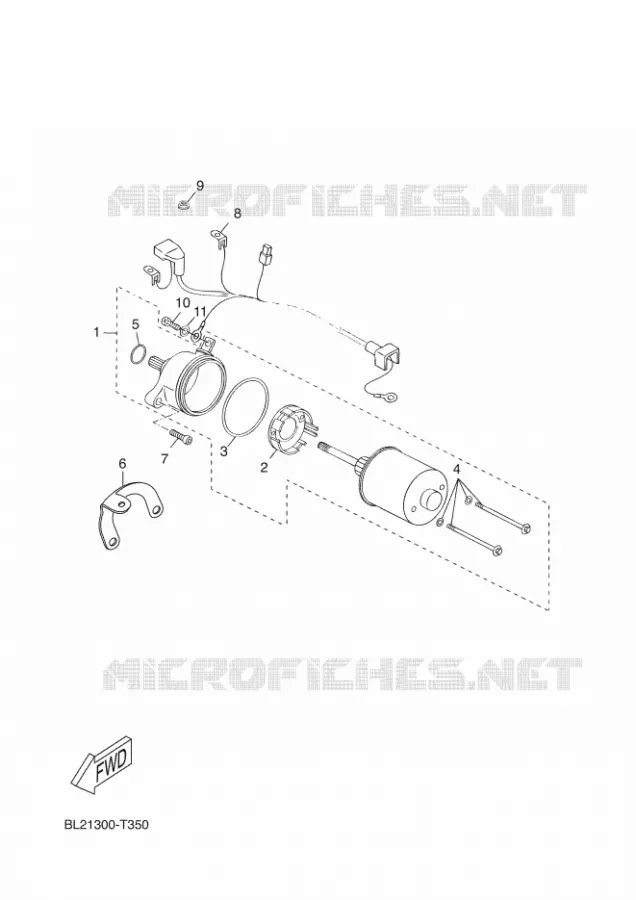 STARTMOTOR Yamaha SCOOTER 125 2018 XMAX  YP125RA