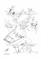 STANDAARD / VOETSTEUN voor Yamaha XMAX 125 ABS 2018