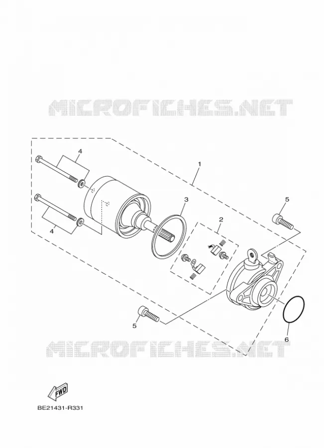 STARTMOTOR Yamaha SCOOTER 125 2018 TRICITY ABS  MWS125-A