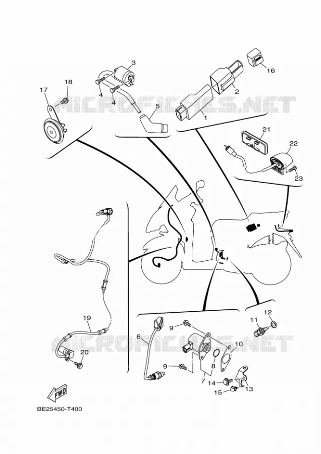 ELECTRISCH 2 Yamaha SCOOTER 125 2018 TRICITY  MWS125-C