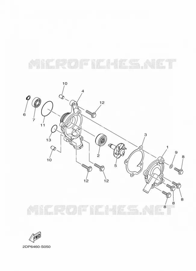 WATERPOMP / SLANGEN Yamaha SCOOTER 125 2018 TRICITY  MWS125-C