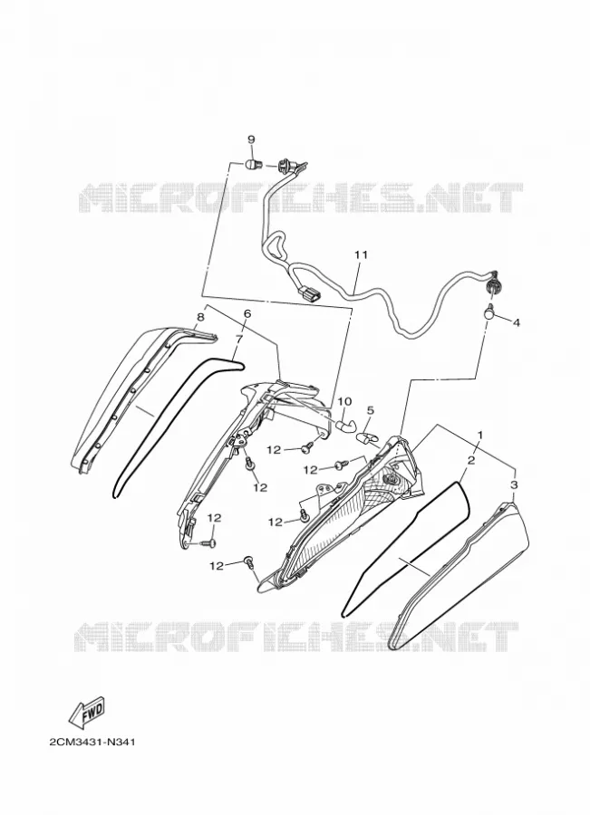 KNIPPERLICHT Yamaha SCOOTER 125 2018 MBK TRYPTIK  MWS125-C